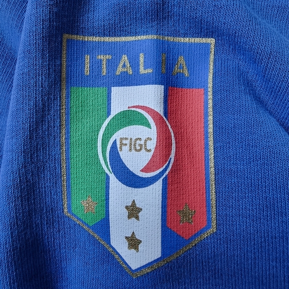 Rare Puma Vintage Italia National Soccer Athletic Track Sweatshirt Jacket - Picture 7 of 13
